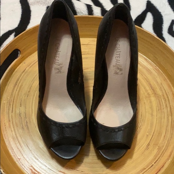 ‼️ Le Chateau Leather Beautiful Solid Heel - Picture 2 of 7